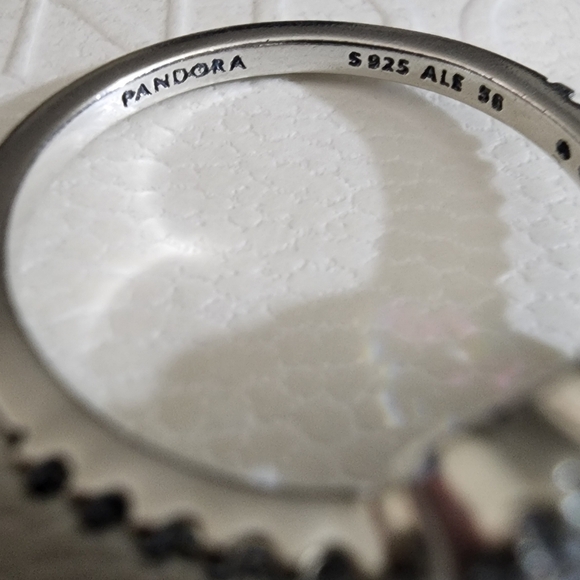 Pandora Halo Hearts Ring Sterling silver Size 56 - Picture 4 of 8